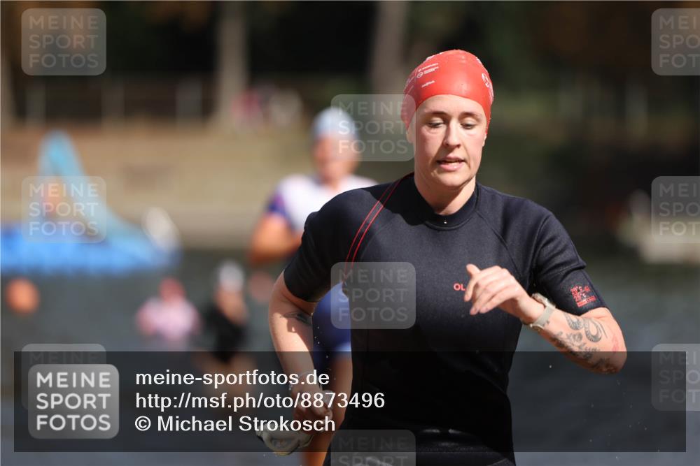 14.09.2025 - Stadtparktriathlon Michael Strokosch http://msf.ph/oto/8873496 14.09.2025 12:14:01 Schwimmen 1236, 1237, 1288, 1290 meine-sportfotos.de