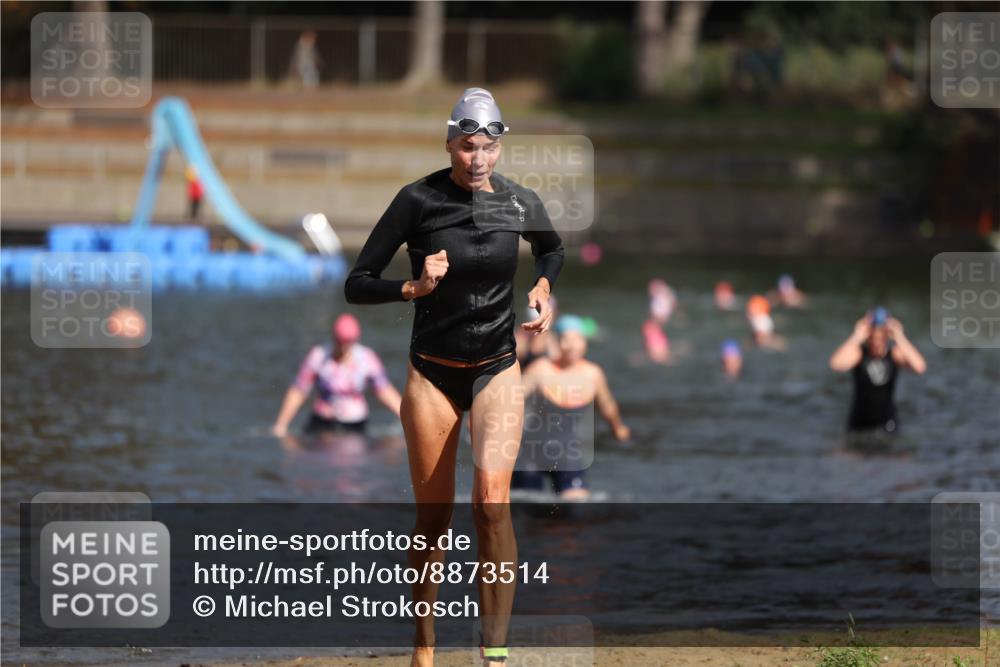 14.09.2025 - Stadtparktriathlon Michael Strokosch http://msf.ph/oto/8873514 14.09.2025 12:14:10 Schwimmen 1248, 1290 meine-sportfotos.de