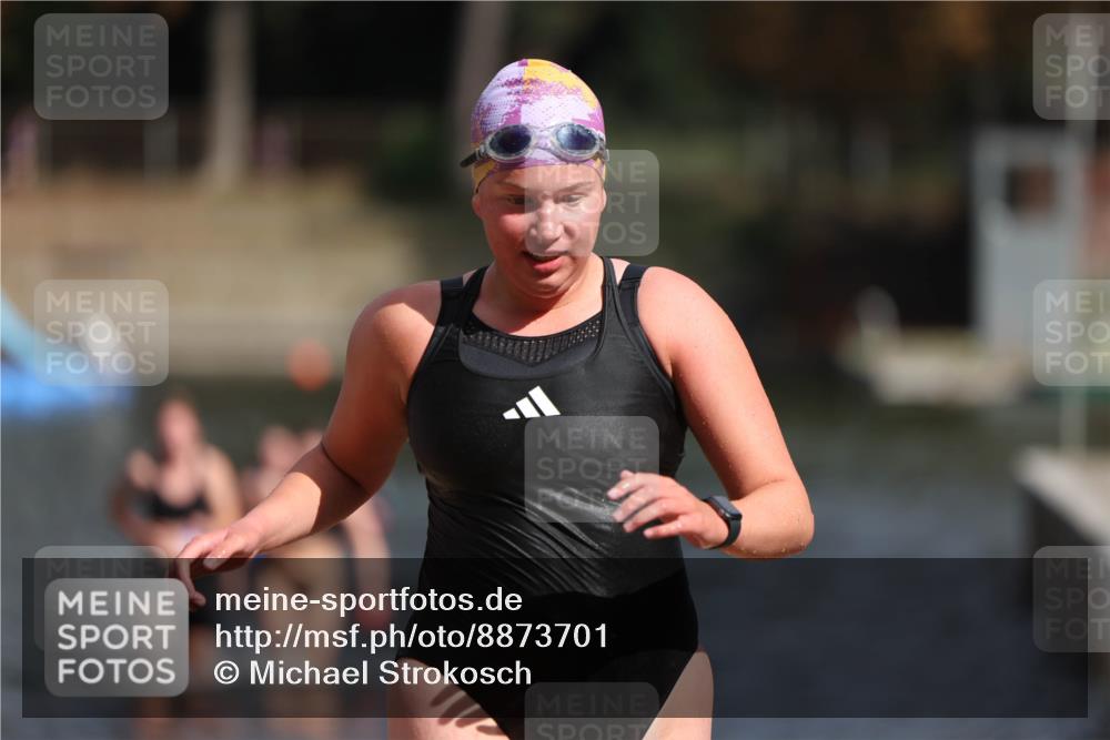 14.09.2025 - Stadtparktriathlon Michael Strokosch http://msf.ph/oto/8873701 14.09.2025 12:15:07 Schwimmen 1232, 1254, 1295 meine-sportfotos.de