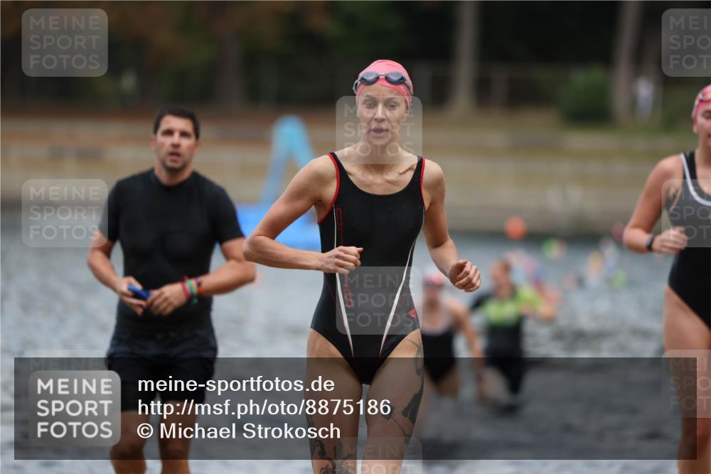 14.09.2025 - Stadtparktriathlon Michael Strokosch http://msf.ph/oto/8875186 14.09.2025 12:53:46 Schwimmen 1436, 1450, 1456, 1467, 1497 meine-sportfotos.de
