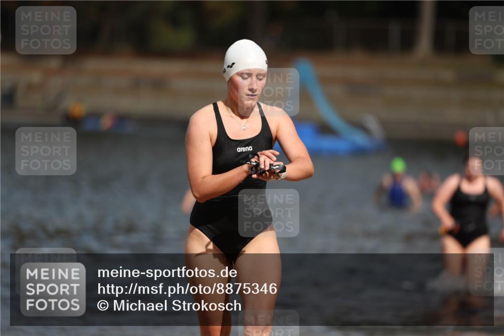 14.09.2025 - Stadtparktriathlon Michael Strokosch http://msf.ph/oto/8875346 14.09.2025 12:54:49 Schwimmen 1435, 1437, 1454, 1493, 1501 meine-sportfotos.de