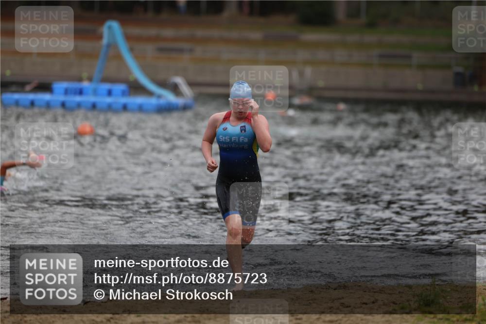 14.09.2025 - Stadtparktriathlon Michael Strokosch http://msf.ph/oto/8875723 14.09.2025 13:09:09 Schwimmen 1530, 1541 meine-sportfotos.de
