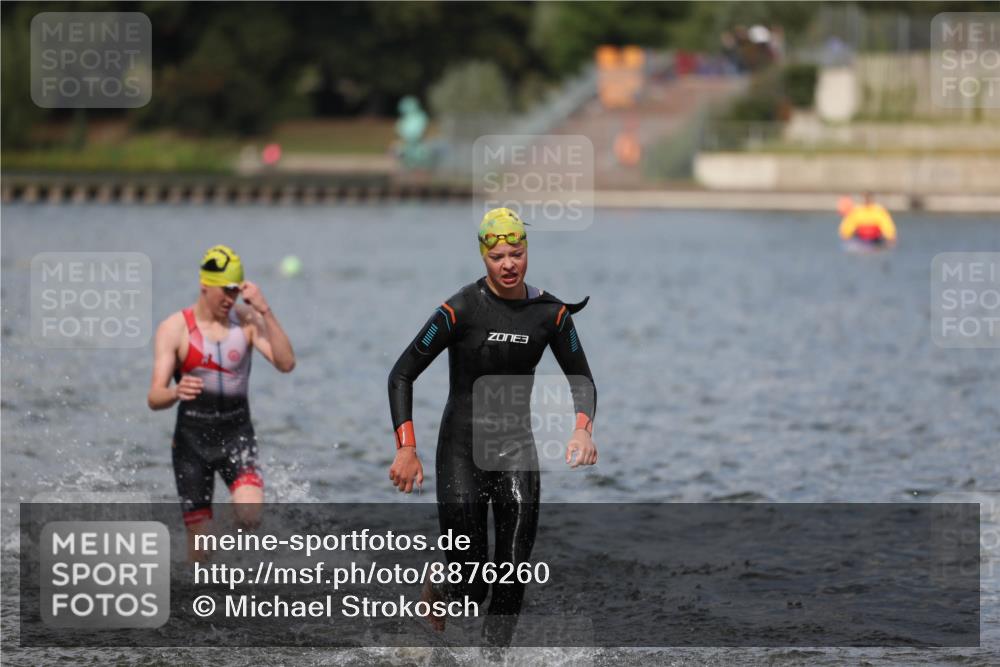 14.09.2025 - Stadtparktriathlon Michael Strokosch http://msf.ph/oto/8876260 14.09.2025 13:16:17 Schwimmen 1576, 1596, 1603, 1605, 1607, 1618 meine-sportfotos.de