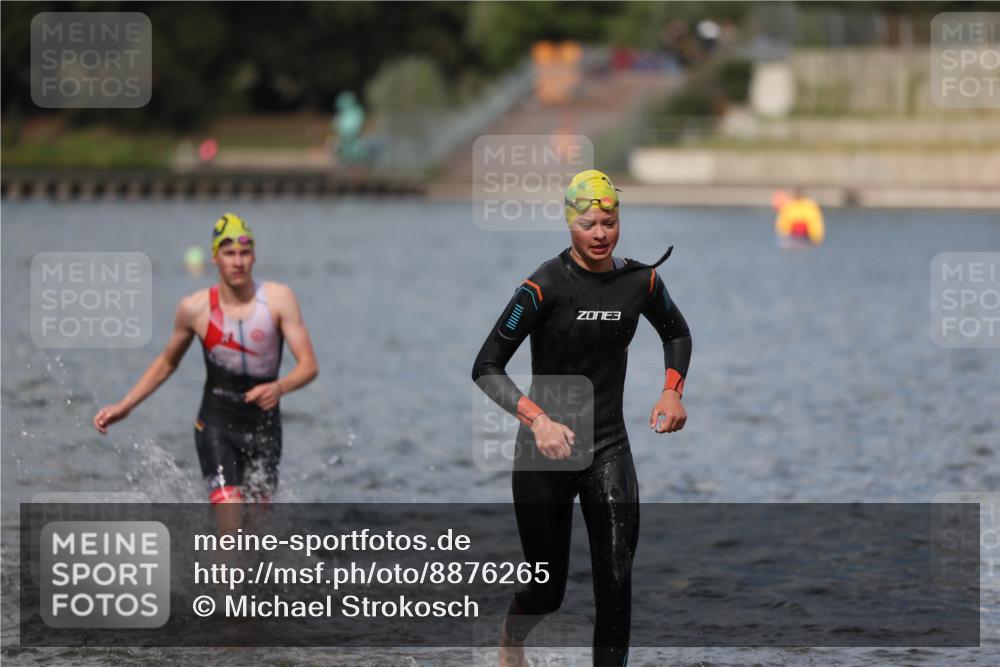 14.09.2025 - Stadtparktriathlon Michael Strokosch http://msf.ph/oto/8876265 14.09.2025 13:16:18 Schwimmen 1576, 1594, 1596, 1603, 1605, 1607, 1618 meine-sportfotos.de