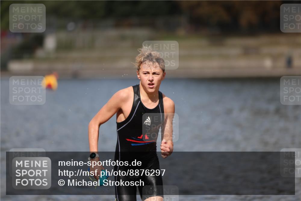 14.09.2025 - Stadtparktriathlon Michael Strokosch http://msf.ph/oto/8876297 14.09.2025 13:16:24 Schwimmen 1578, 1579, 1580, 1594, 1603, 1605, 1607, 1618 meine-sportfotos.de