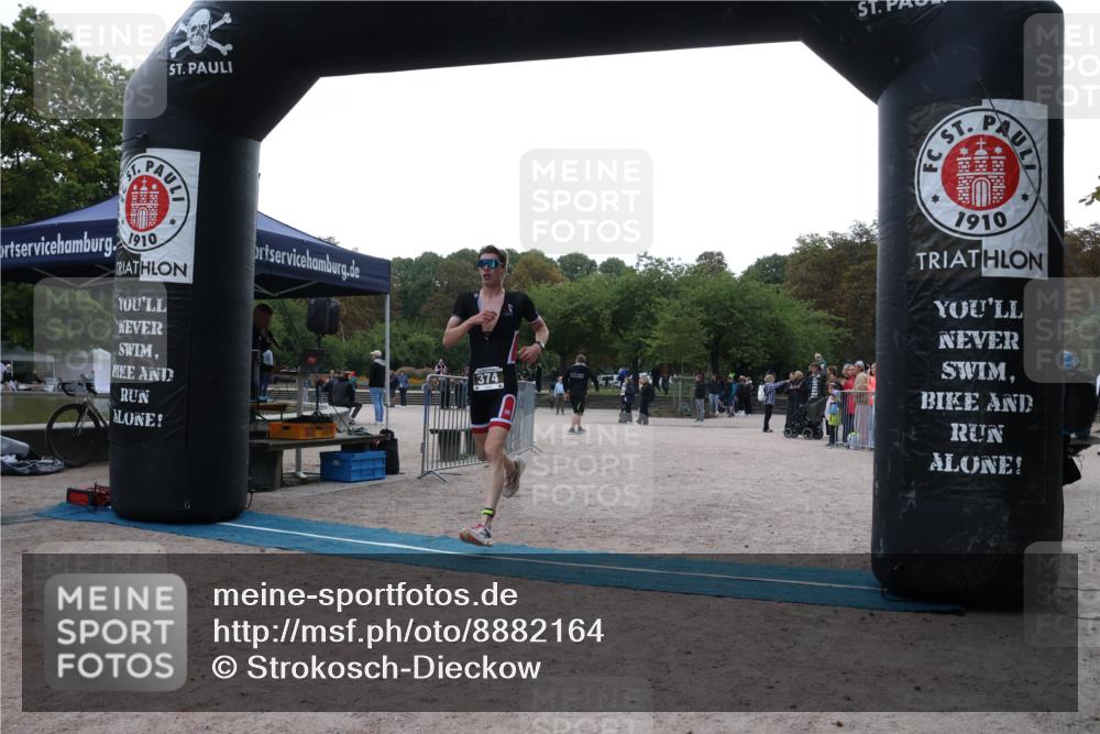 14.09.2025 - Stadtparktriathlon Strokosch-Dieckow http://msf.ph/oto/8882164 14.09.2025 09:44:02 Ziel 374 meine-sportfotos.de