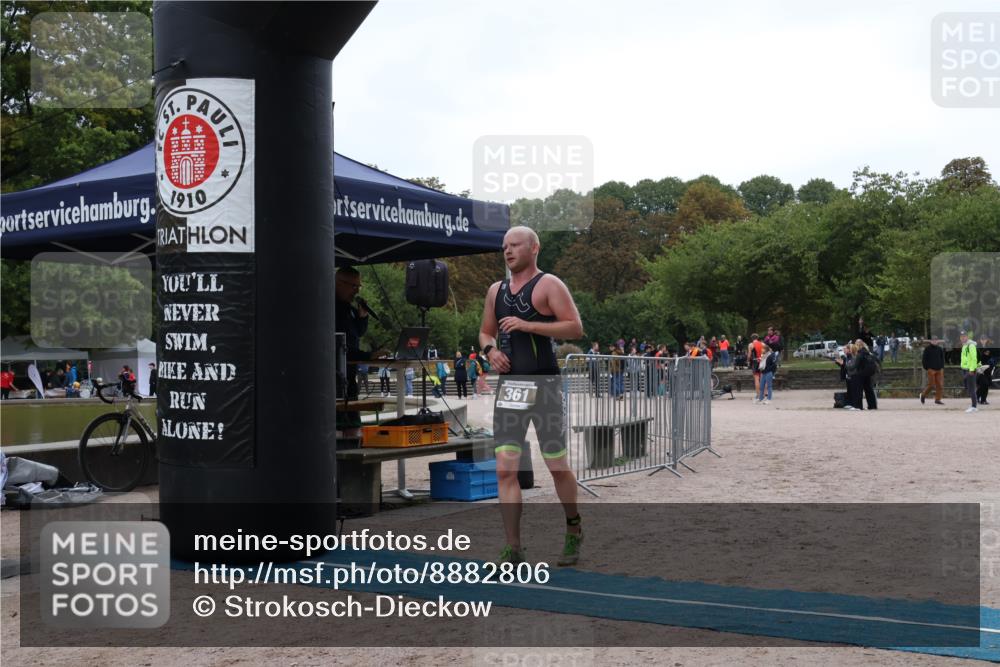 14.09.2025 - Stadtparktriathlon Strokosch-Dieckow http://msf.ph/oto/8882806 14.09.2025 09:52:20 Ziel 361 meine-sportfotos.de