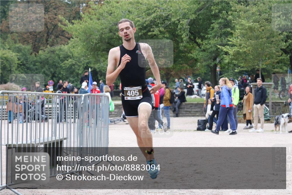 14.09.2025 - Stadtparktriathlon Strokosch-Dieckow http://msf.ph/oto/8883094 14.09.2025 09:59:33 Ziel 405 meine-sportfotos.de
