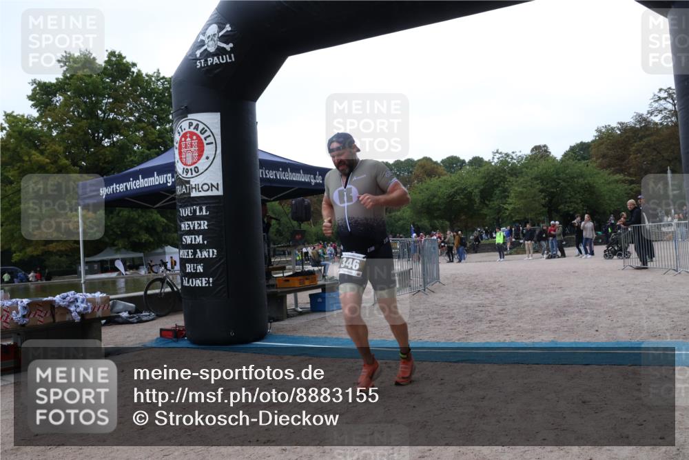 14.09.2025 - Stadtparktriathlon Strokosch-Dieckow http://msf.ph/oto/8883155 14.09.2025 10:01:02 Ziel 346 meine-sportfotos.de