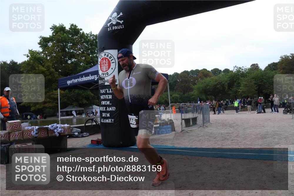 14.09.2025 - Stadtparktriathlon Strokosch-Dieckow http://msf.ph/oto/8883159 14.09.2025 10:01:03 Ziel 346 meine-sportfotos.de