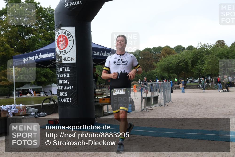 14.09.2025 - Stadtparktriathlon Strokosch-Dieckow http://msf.ph/oto/8883295 14.09.2025 10:06:05 Ziel 399, 404 meine-sportfotos.de