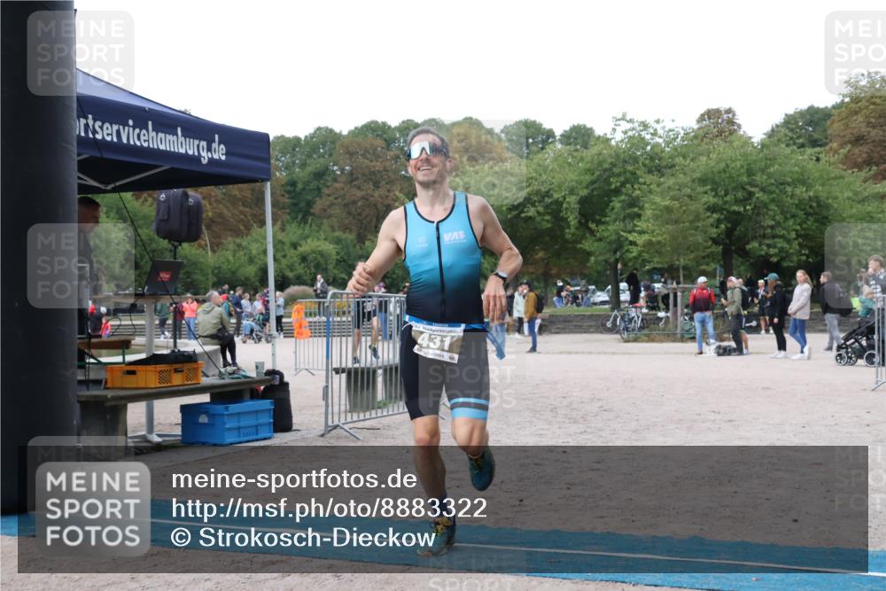 14.09.2025 - Stadtparktriathlon Strokosch-Dieckow http://msf.ph/oto/8883322 14.09.2025 10:06:29 Ziel 418, 431 meine-sportfotos.de