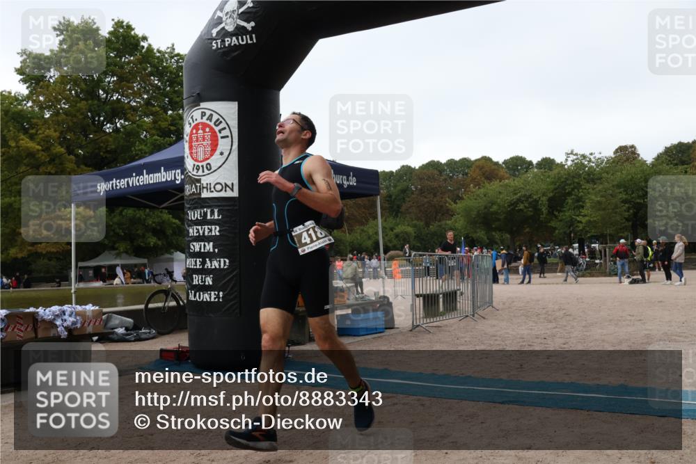 14.09.2025 - Stadtparktriathlon Strokosch-Dieckow http://msf.ph/oto/8883343 14.09.2025 10:06:33 Ziel 380, 418, 431 meine-sportfotos.de