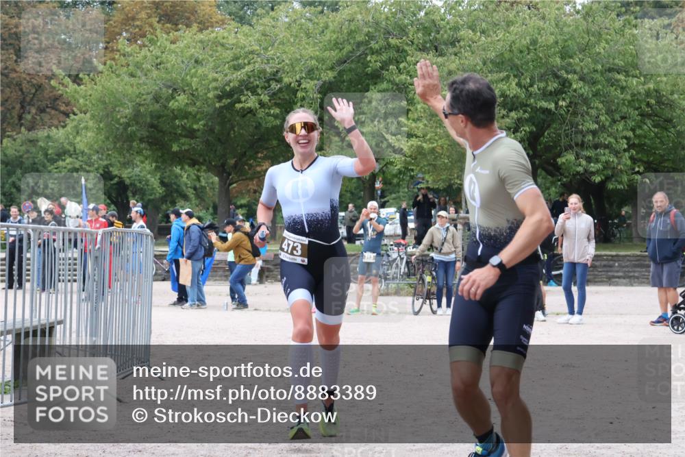 14.09.2025 - Stadtparktriathlon Strokosch-Dieckow http://msf.ph/oto/8883389 14.09.2025 10:07:42 Ziel 338, 473 meine-sportfotos.de