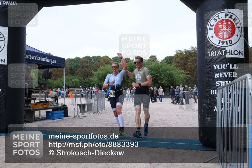 14.09.2025 - Stadtparktriathlon Strokosch-Dieckow http://msf.ph/oto/8883393 14.09.2025 10:07:43 Ziel 338, 473 meine-sportfotos.de