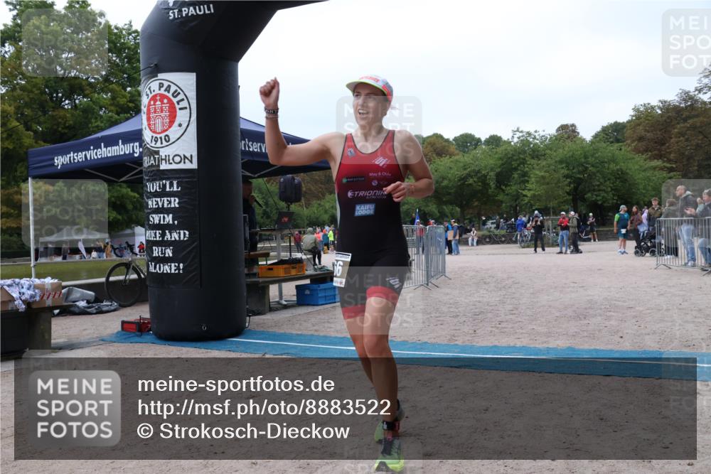 14.09.2025 - Stadtparktriathlon Strokosch-Dieckow http://msf.ph/oto/8883522 14.09.2025 10:10:52 Ziel 466 meine-sportfotos.de