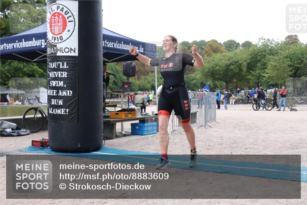 14.09.2025 - Stadtparktriathlon Strokosch-Dieckow http://msf.ph/oto/8883609 14.09.2025 10:14:59 Ziel 478 meine-sportfotos.de