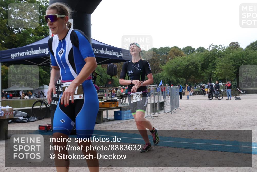 14.09.2025 - Stadtparktriathlon Strokosch-Dieckow http://msf.ph/oto/8883632 14.09.2025 10:15:22 Ziel 457, 493 meine-sportfotos.de