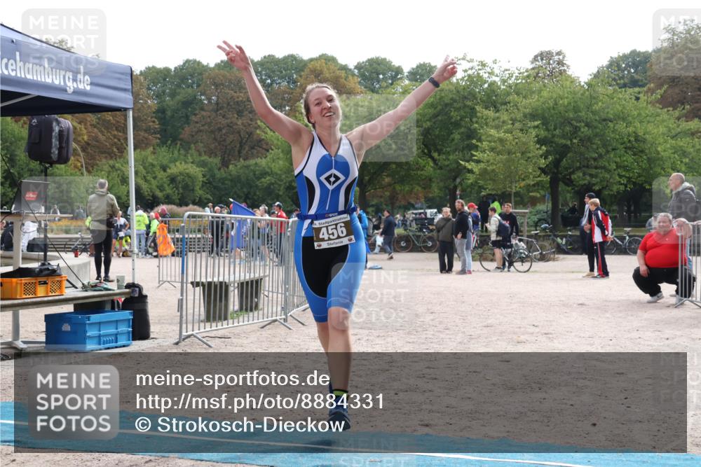 14.09.2025 - Stadtparktriathlon Strokosch-Dieckow http://msf.ph/oto/8884331 14.09.2025 10:31:48 Ziel 456 meine-sportfotos.de