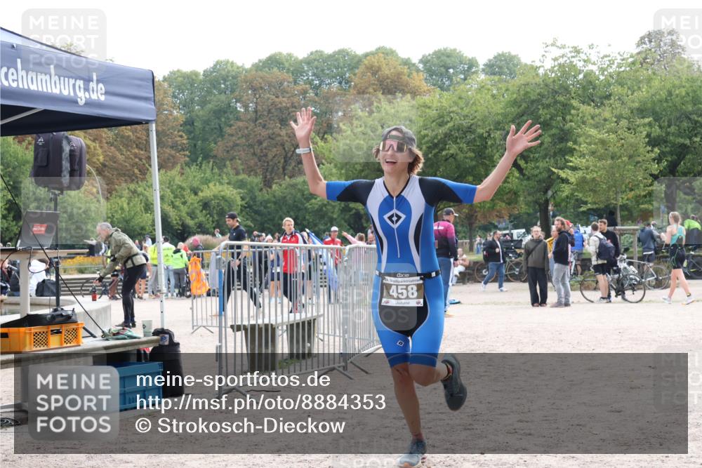 14.09.2025 - Stadtparktriathlon Strokosch-Dieckow http://msf.ph/oto/8884353 14.09.2025 10:32:04 Ziel 458 meine-sportfotos.de