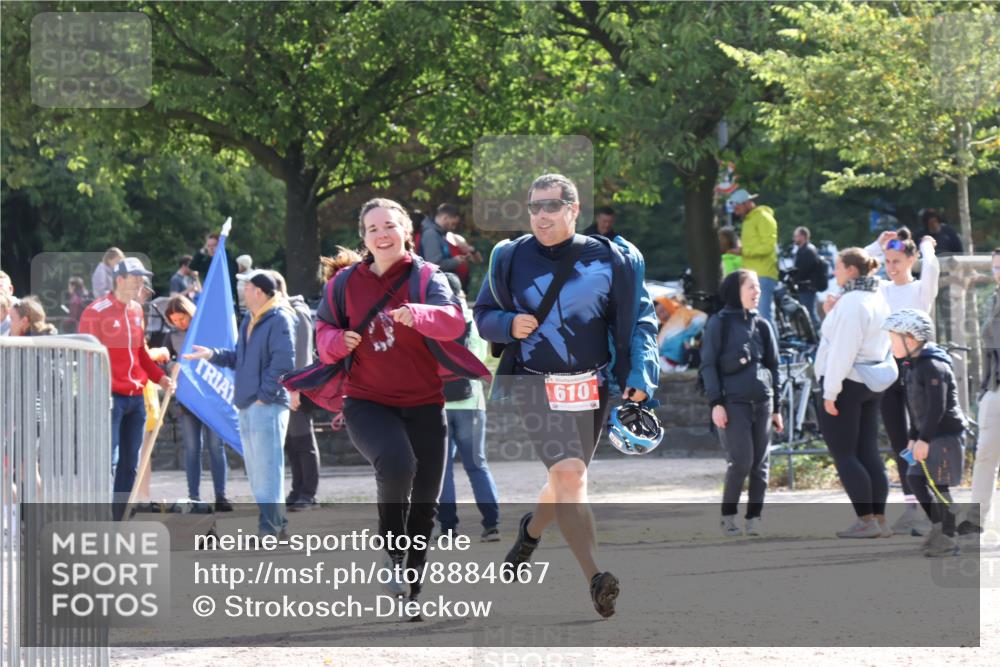 14.09.2025 - Stadtparktriathlon Strokosch-Dieckow http://msf.ph/oto/8884667 14.09.2025 10:51:24 Ziel 610 meine-sportfotos.de