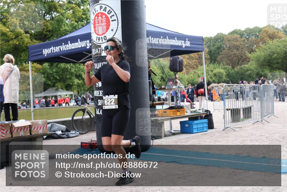 14.09.2025 - Stadtparktriathlon Strokosch-Dieckow http://msf.ph/oto/8886672 14.09.2025 11:25:20 Ziel 622, 710 meine-sportfotos.de