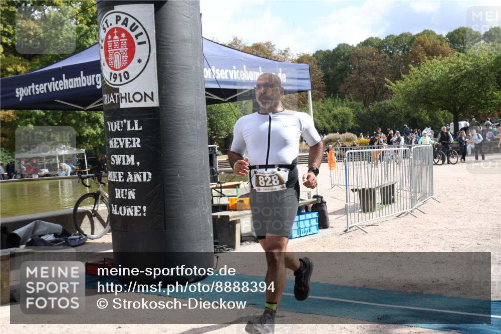 14.09.2025 - Stadtparktriathlon Strokosch-Dieckow http://msf.ph/oto/8888394 14.09.2025 12:14:23 Ziel 828 meine-sportfotos.de