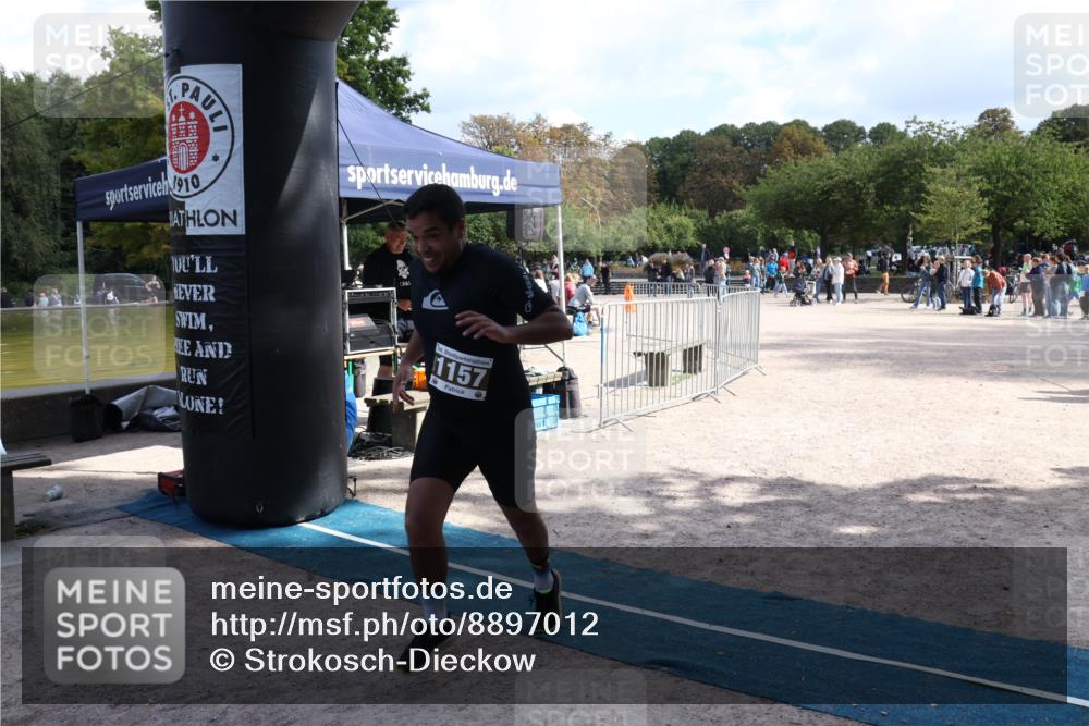 14.09.2025 - Stadtparktriathlon Strokosch-Dieckow http://msf.ph/oto/8897012 14.09.2025 13:19:32 Ziel 1157 meine-sportfotos.de