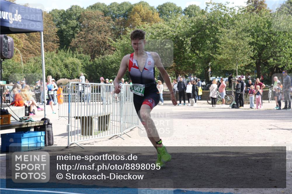 14.09.2025 - Stadtparktriathlon Strokosch-Dieckow http://msf.ph/oto/8898095 14.09.2025 13:45:13 Ziel 1596, 1607 meine-sportfotos.de