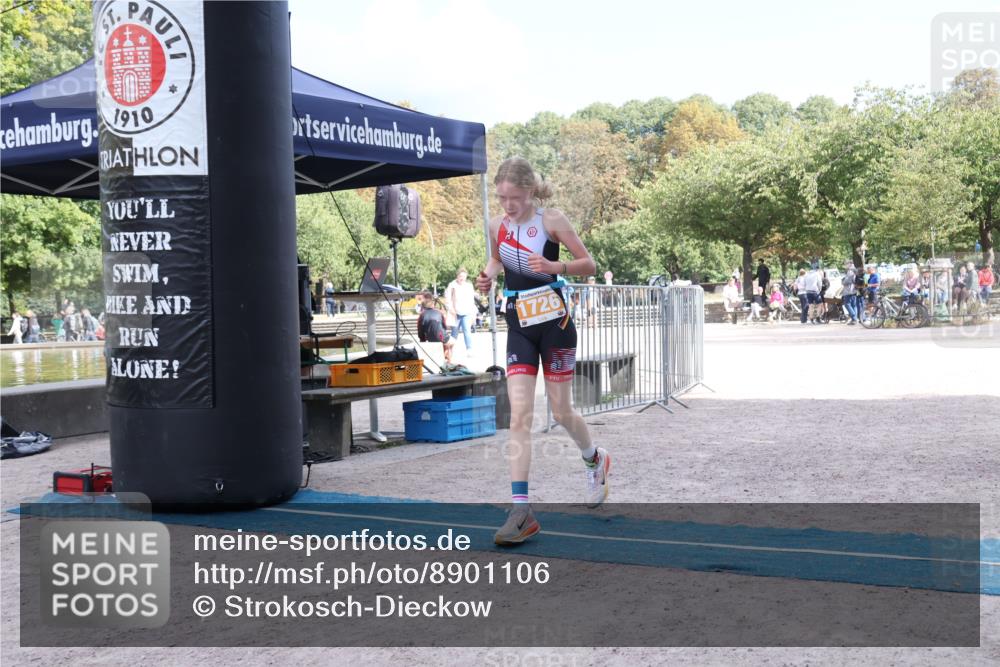 14.09.2025 - Stadtparktriathlon Strokosch-Dieckow http://msf.ph/oto/8901106 14.09.2025 14:45:23 Ziel 1726 meine-sportfotos.de