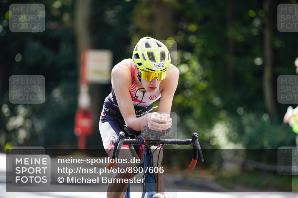 14.09.2025 - Stadtparktriathlon Michael Burmester http://msf.ph/oto/8907606 14.09.2025 13:43:33 Radfahren 1455, 1552 meine-sportfotos.de