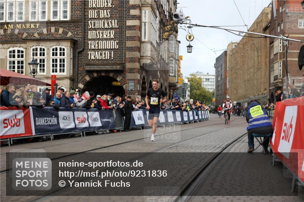 05.10.2025 - 20. swb-Marathon Bremen Yannick Fuchs http://msf.ph/oto/9231836 05.10.2025 10:28:24 Ziel 33 meine-sportfotos.de