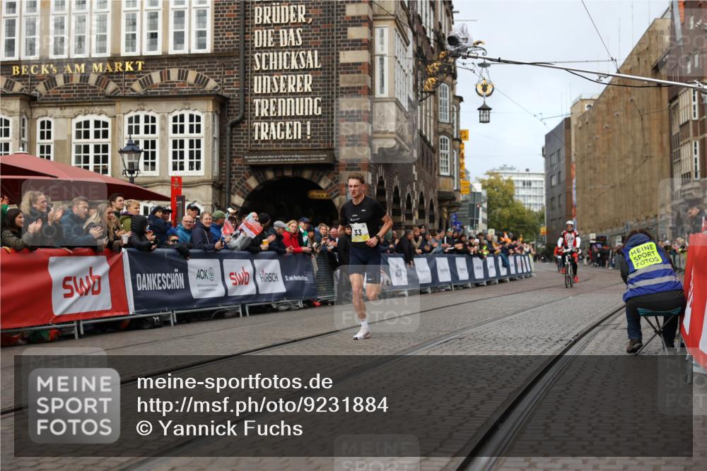 05.10.2025 - 20. swb-Marathon Bremen Yannick Fuchs http://msf.ph/oto/9231884 05.10.2025 10:28:25 Ziel 33 meine-sportfotos.de