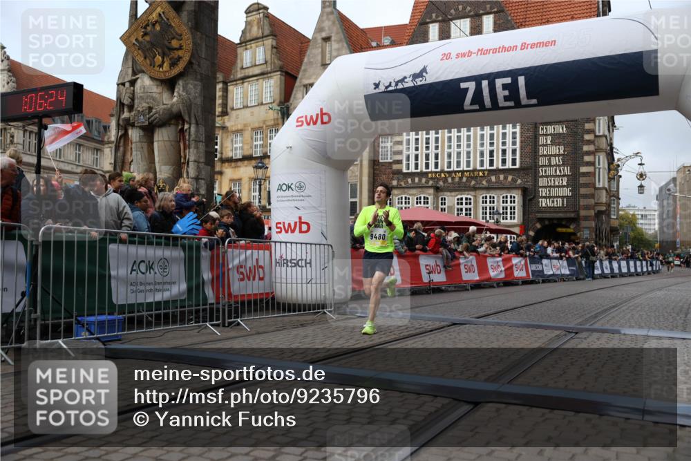 05.10.2025 - 20. swb-Marathon Bremen Yannick Fuchs http://msf.ph/oto/9235796 05.10.2025 10:37:13 Ziel 9480 meine-sportfotos.de