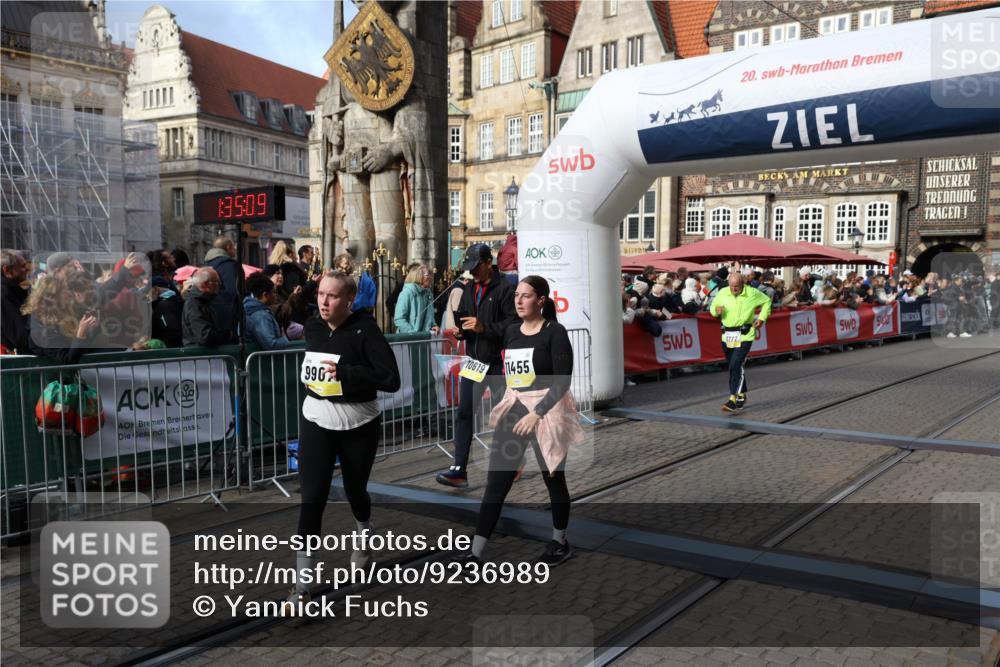 05.10.2025 - 20. swb-Marathon Bremen Yannick Fuchs http://msf.ph/oto/9236989 05.10.2025 11:05:58 Ziel 7777, 9423, 9907, 10619, 10769, 11455 meine-sportfotos.de