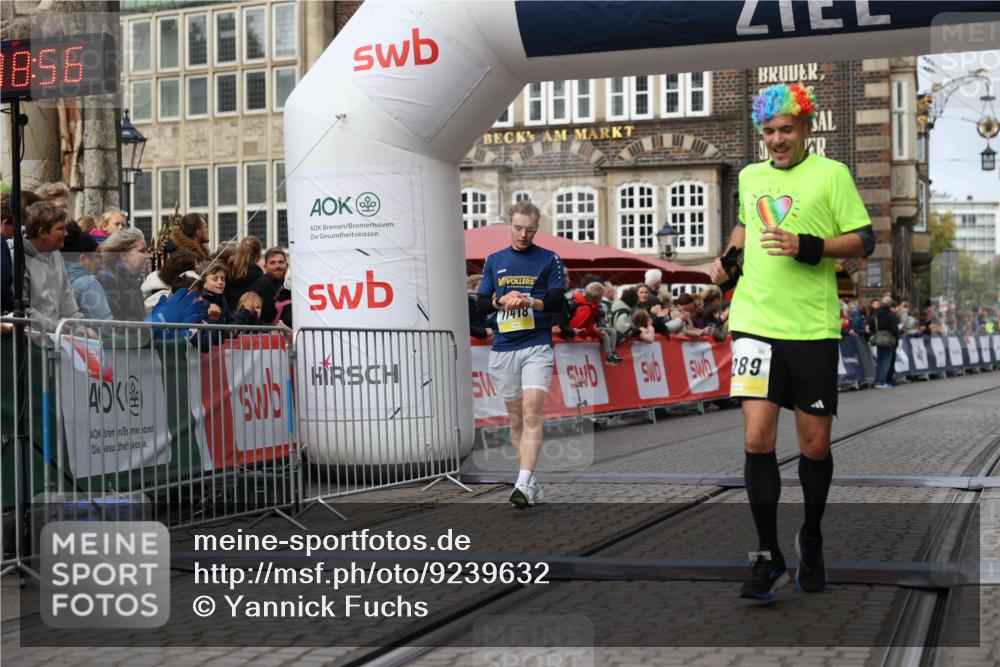 05.10.2025 - 20. swb-Marathon Bremen Yannick Fuchs http://msf.ph/oto/9239632 05.10.2025 10:39:46 Ziel 9289, 9671, 10525, 11418, 11474 meine-sportfotos.de