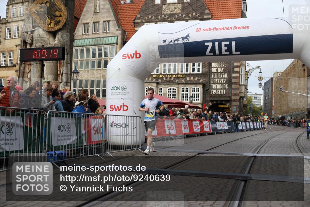 05.10.2025 - 20. swb-Marathon Bremen Yannick Fuchs http://msf.ph/oto/9240639 05.10.2025 10:40:08 Ziel 10276 meine-sportfotos.de