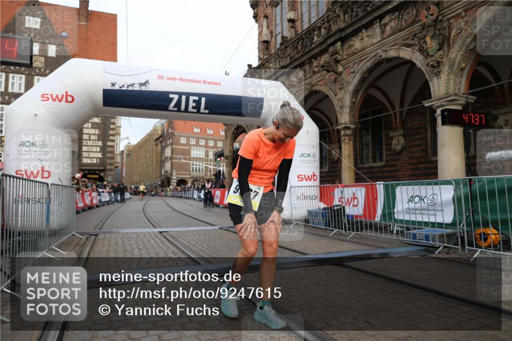 05.10.2025 - 20. swb-Marathon Bremen Yannick Fuchs http://msf.ph/oto/9247615 05.10.2025 10:43:33 Ziel 9967 meine-sportfotos.de