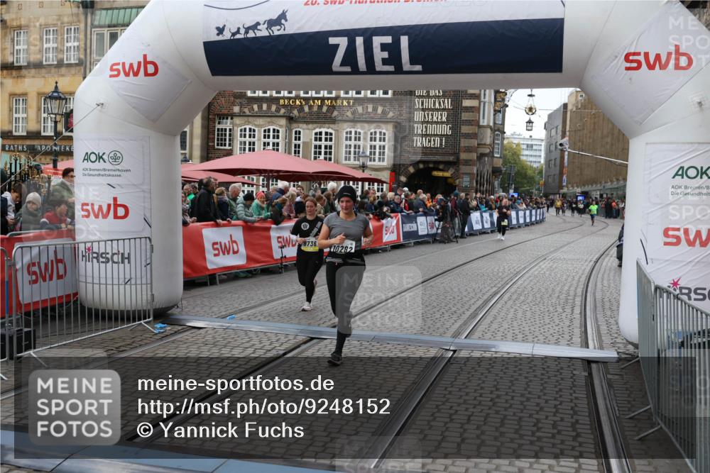 05.10.2025 - 20. swb-Marathon Bremen Yannick Fuchs http://msf.ph/oto/9248152 05.10.2025 11:12:37 Ziel 9736, 10282 meine-sportfotos.de