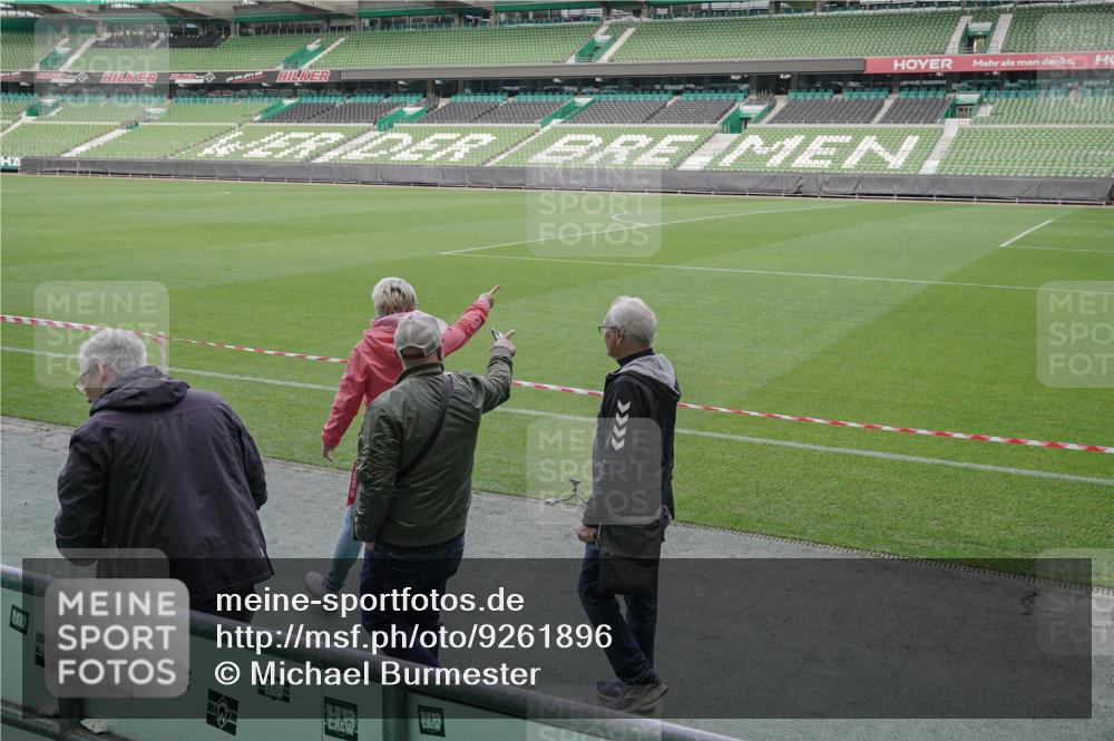 05.10.2025 - 20. swb-Marathon Bremen Michael Burmester http://msf.ph/oto/9261896 05.10.2025 11:04:31 Laufen im Stadion  meine-sportfotos.de