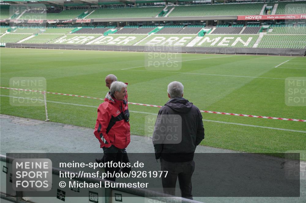 05.10.2025 - 20. swb-Marathon Bremen Michael Burmester http://msf.ph/oto/9261977 05.10.2025 11:10:56 Laufen im Stadion  meine-sportfotos.de