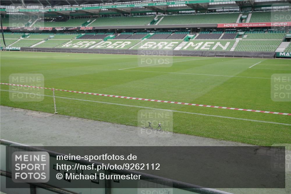05.10.2025 - 20. swb-Marathon Bremen Michael Burmester http://msf.ph/oto/9262112 05.10.2025 11:27:11 Laufen im Stadion  meine-sportfotos.de