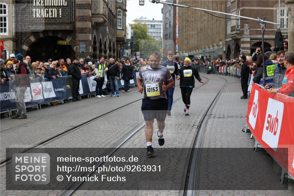 05.10.2025 - 20. swb-Marathon Bremen Yannick Fuchs http://msf.ph/oto/9263931 05.10.2025 11:26:56 Ziel  meine-sportfotos.de