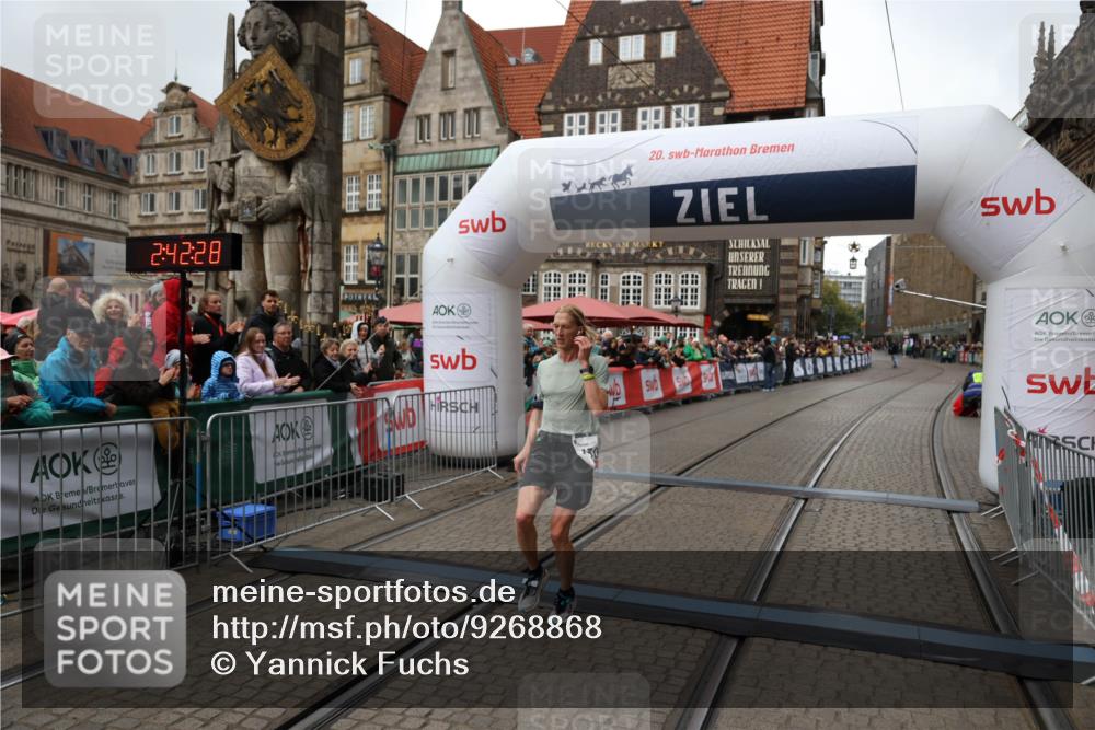 05.10.2025 - 20. swb-Marathon Bremen Yannick Fuchs http://msf.ph/oto/9268868 05.10.2025 12:13:18 Ziel 1301 meine-sportfotos.de