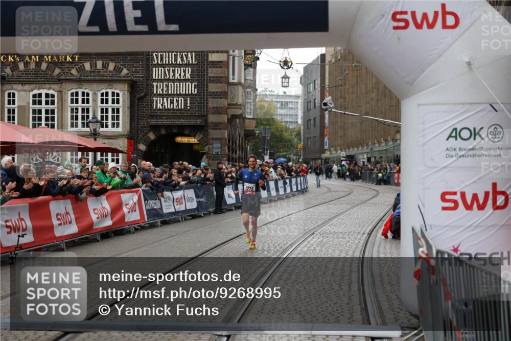 05.10.2025 - 20. swb-Marathon Bremen Yannick Fuchs http://msf.ph/oto/9268995 05.10.2025 12:14:11 Ziel 1779 meine-sportfotos.de