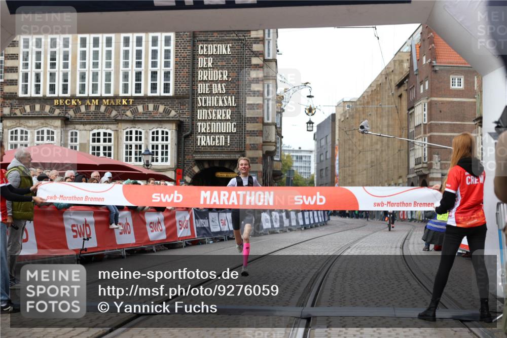 05.10.2025 - 20. swb-Marathon Bremen Yannick Fuchs http://msf.ph/oto/9276059 05.10.2025 12:37:37 Ziel 302, 1101 meine-sportfotos.de