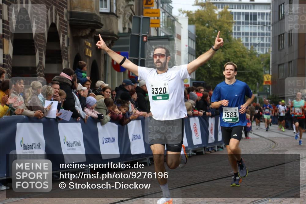 05.10.2025 - 20. swb-Marathon Bremen Strokosch-Dieckow http://msf.ph/oto/9276196 05.10.2025 13:04:24 Ziel 1763, 3320, 5656, 7583 meine-sportfotos.de