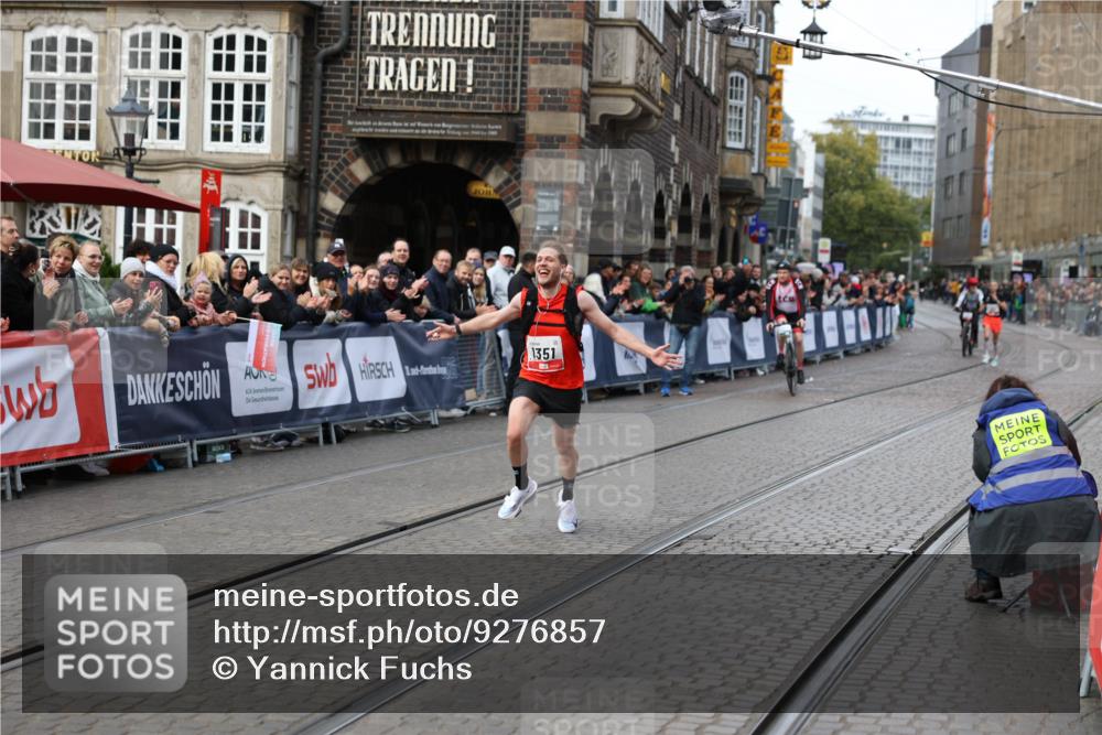 05.10.2025 - 20. swb-Marathon Bremen Yannick Fuchs http://msf.ph/oto/9276857 05.10.2025 12:38:47 Ziel 7, 1351 meine-sportfotos.de