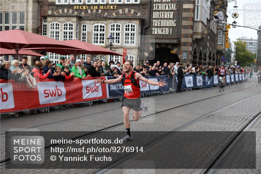 05.10.2025 - 20. swb-Marathon Bremen Yannick Fuchs http://msf.ph/oto/9276914 05.10.2025 12:38:48 Ziel 7, 1351 meine-sportfotos.de