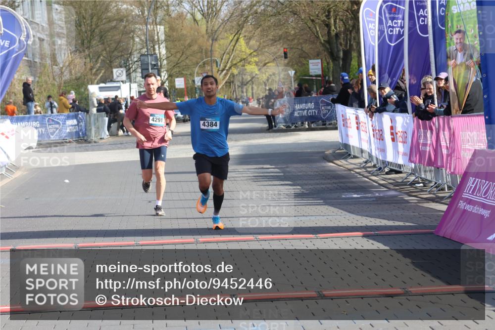 12.04.2026 - 45. Internationalen Wilhelmsburger Insellauf Strokosch-Dieckow http://msf.ph/oto/9452446 12.04.2026 10:23:15 Ziel 4384, 4291 meine-sportfotos.de